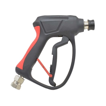 Interstate Pneumatics Pressure Washer Spray Gun - 5000PSI - 10GPM - 300 deg Farenheit - 3/8in FNPT x 1/4in Quick Connect PW7212